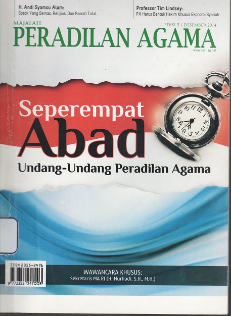 MAJALAH PERADILAN AGAMA 